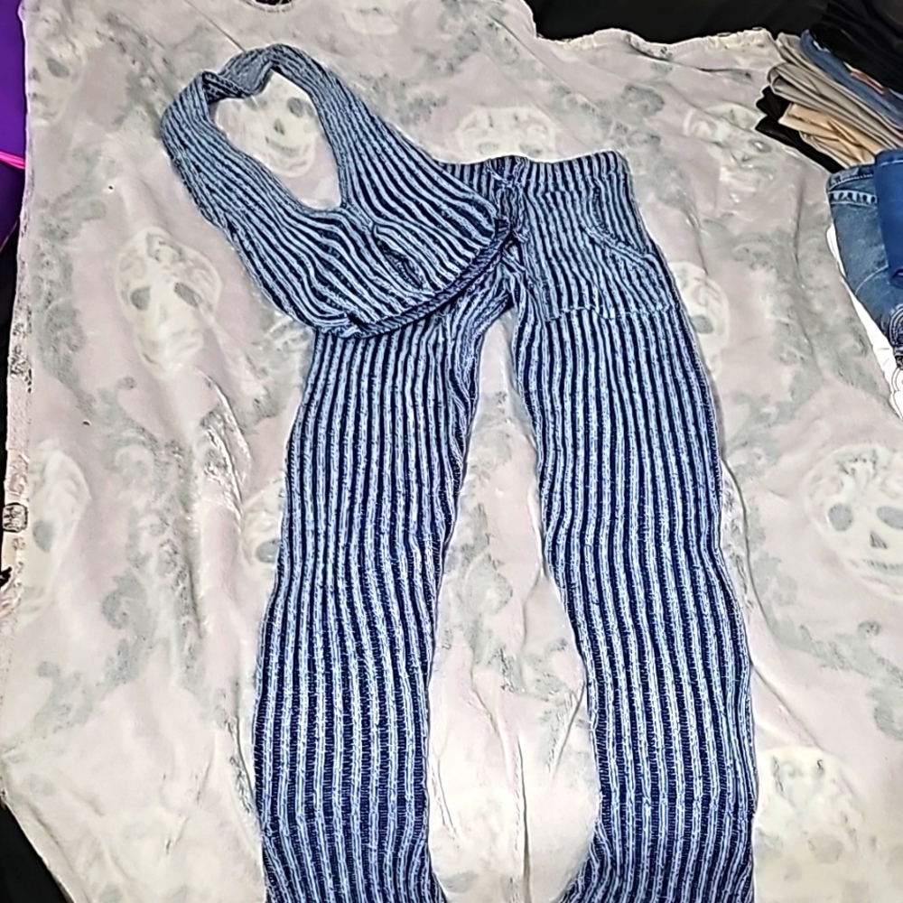 2 piece knit pant set